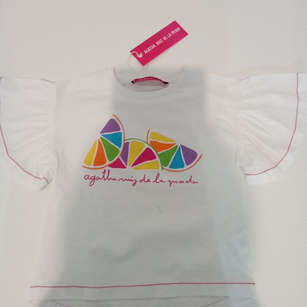 Agatha Ruiz De la prada tutti frutti t shirt NWT